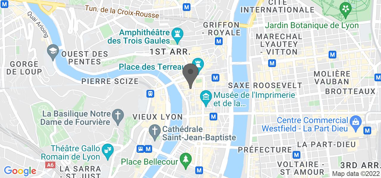 Plan d'accès — Gourmix Terreaux