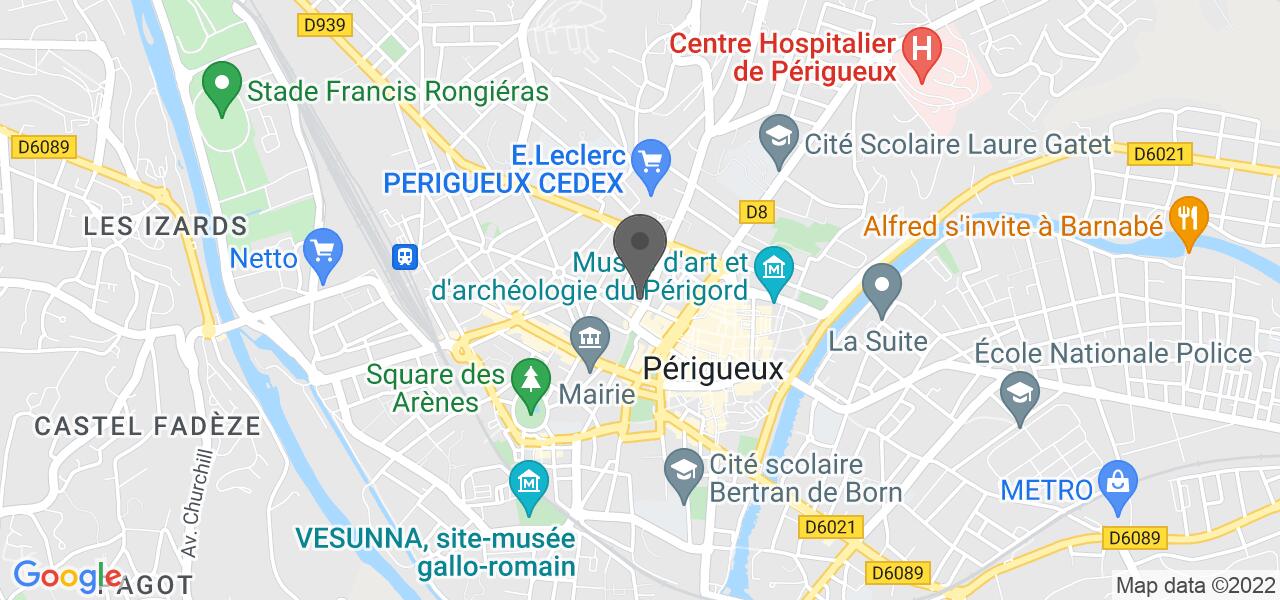 แผนที่การเดินทาง — 66 degrés Restaurant