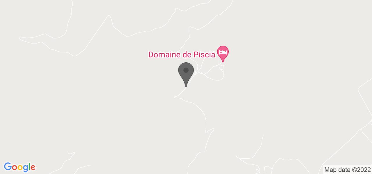 Plan d'accès — Domaine de Piscia