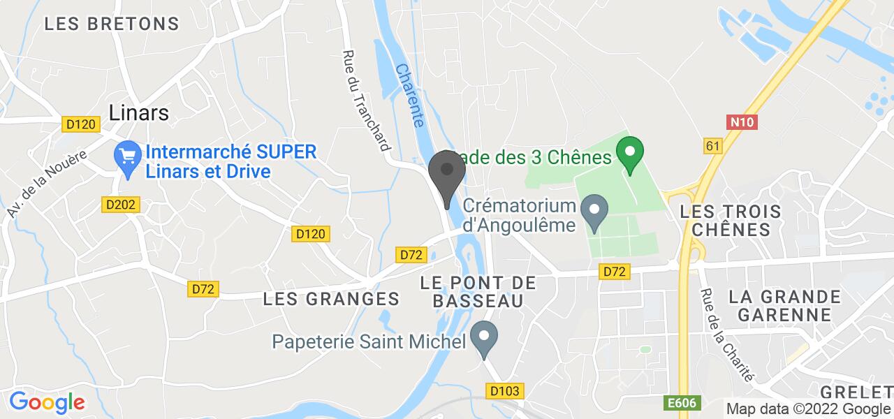Access map — La Guinguette de Fléac