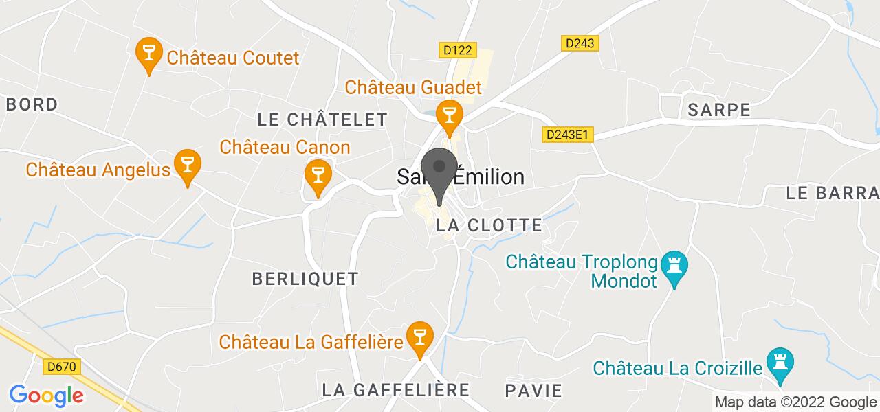 Plan d'accès — Le clos du roy
