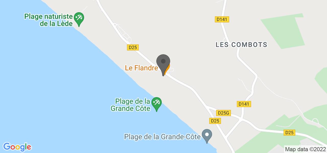 Plan d'accès — Le Flandre