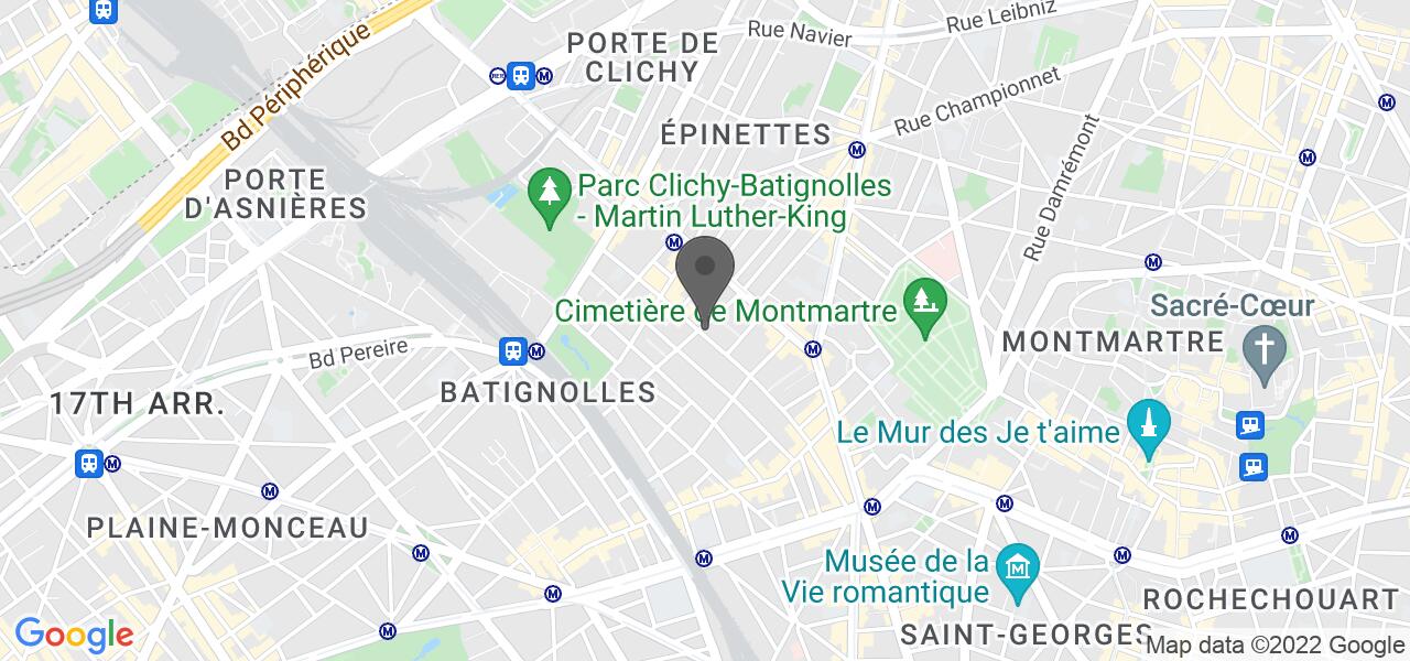 Plan d'accès — Sans-gêne batignolles