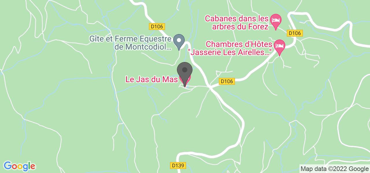 Plan d'accès — Le Jas du Mas