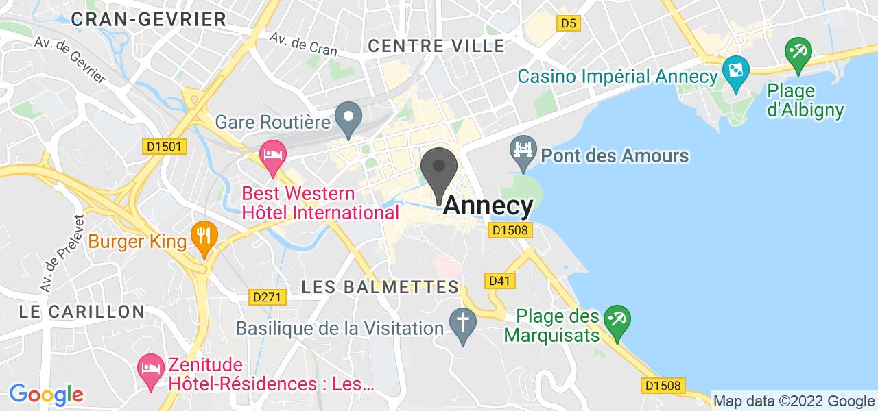 Mapa de acceso — Bar du Pont Morens