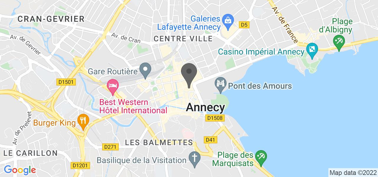 Access map — La Cuisine des Amis