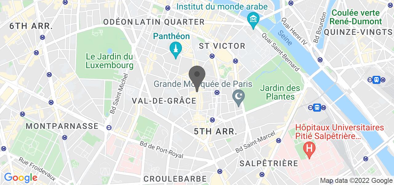Plan d'accès — La Fontaine de la Mouffe