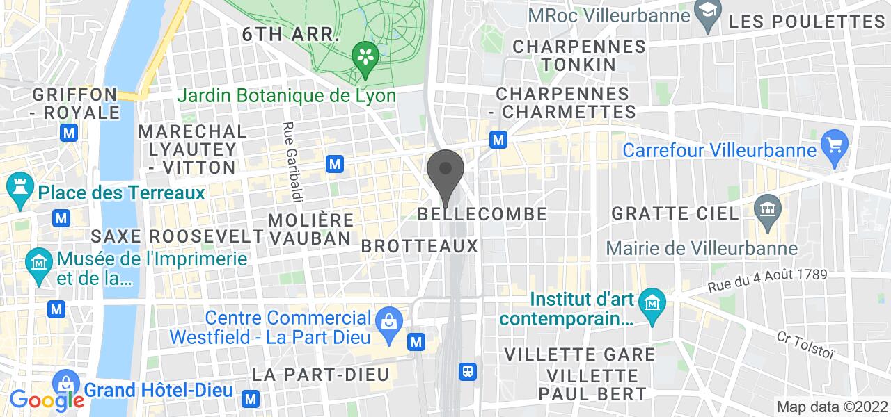 Схема проезда — Brasserie De l'Est