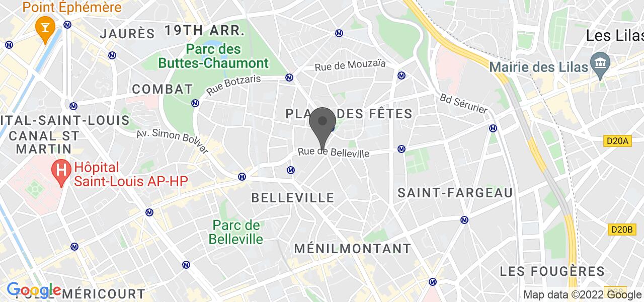 Anfahrtsplan — Le Bel'Vil Café