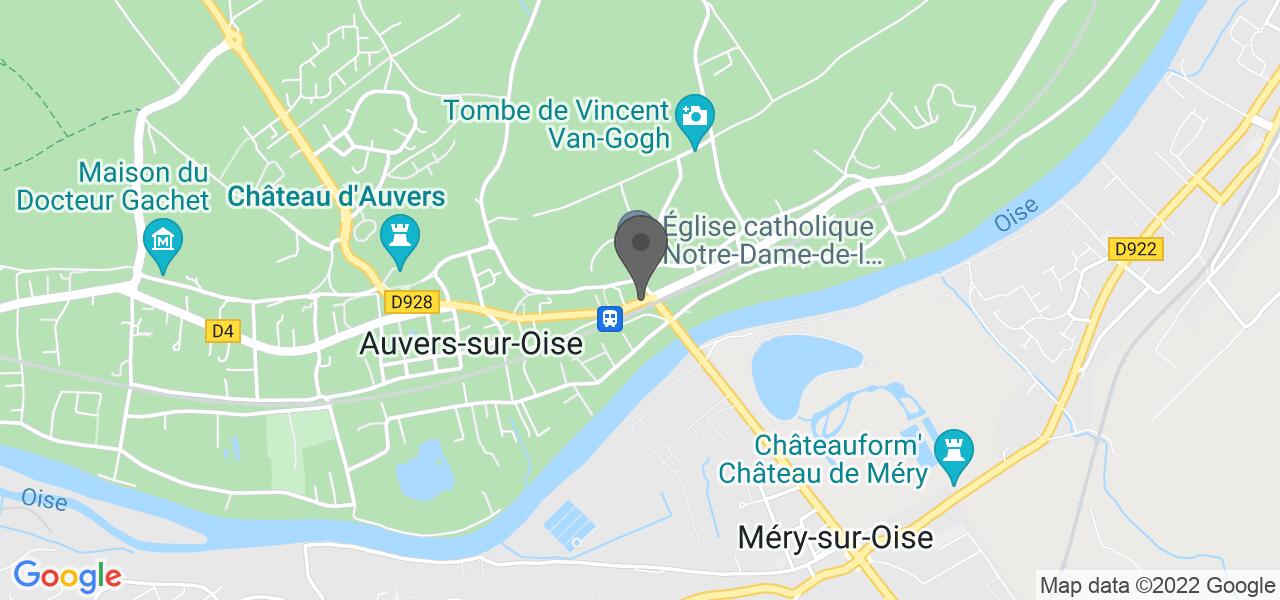 Plan d'accès — Relais des peintres