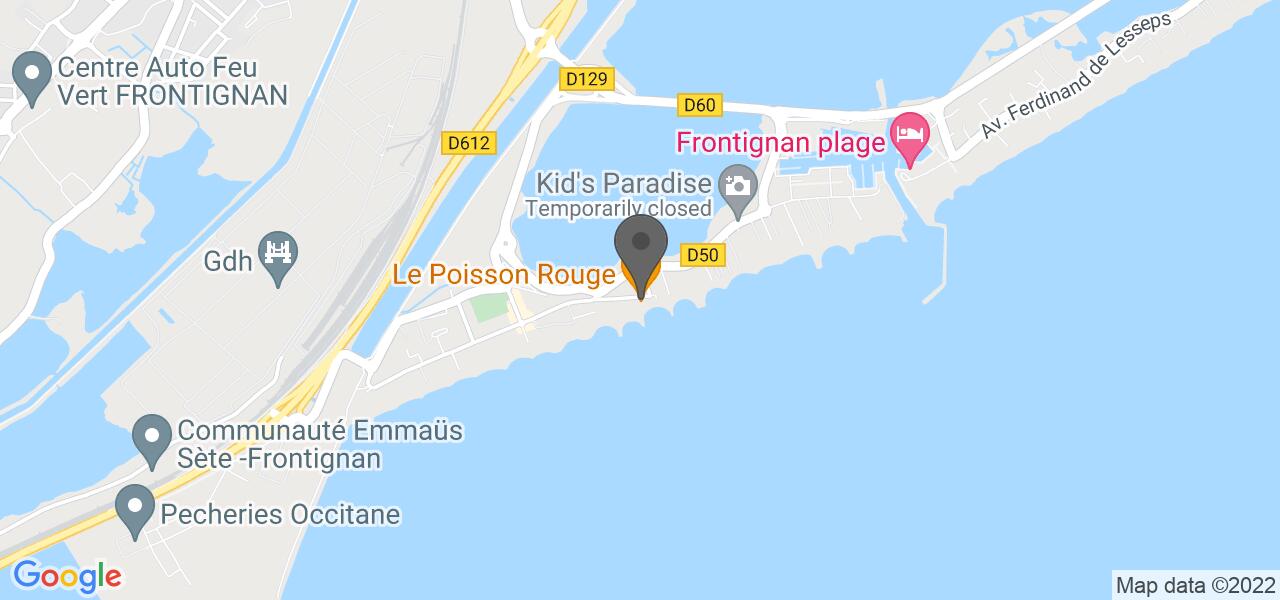 Plan d'accès — Le Poisson Rouge