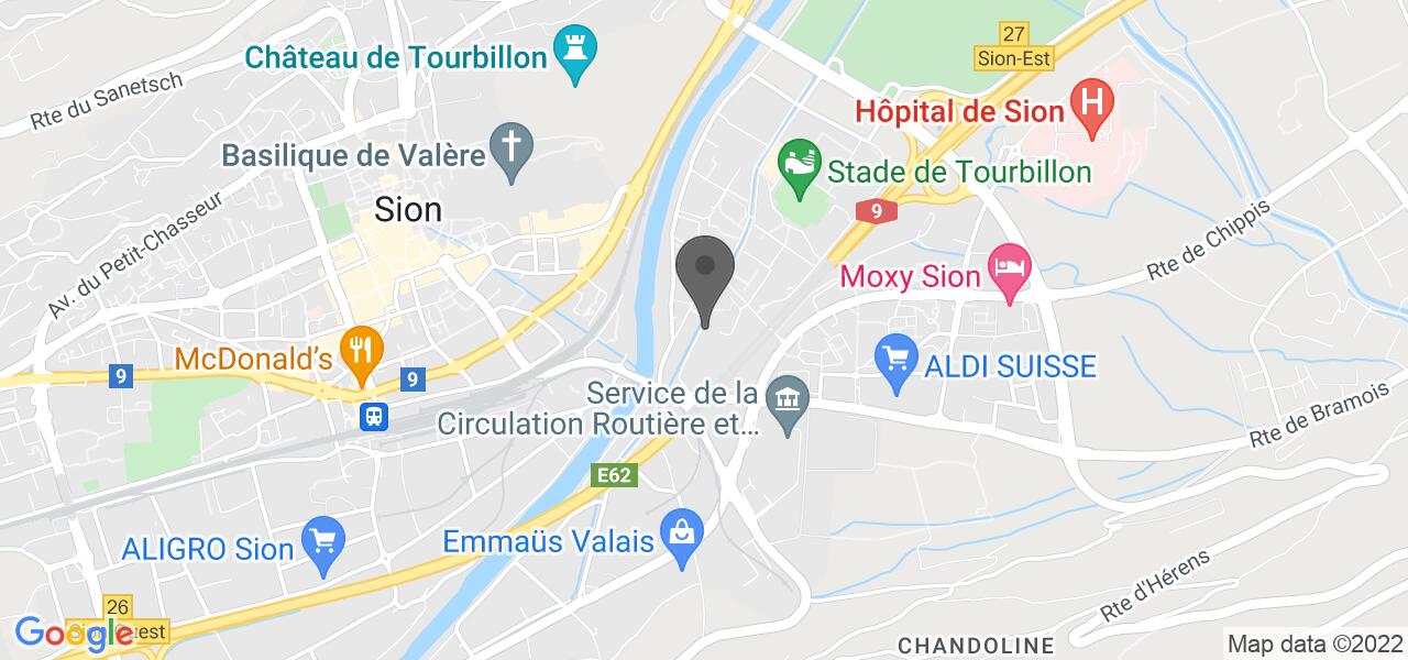 Plan d'accès — Ferme Asile