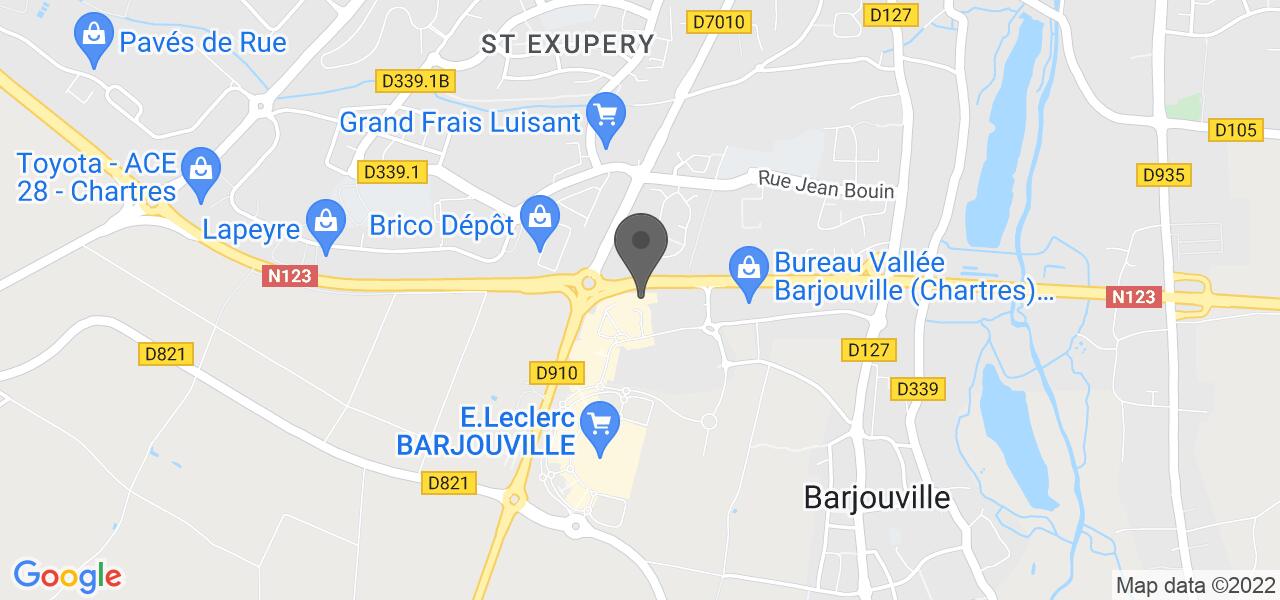 Plan d'accès — Memphis Chartres