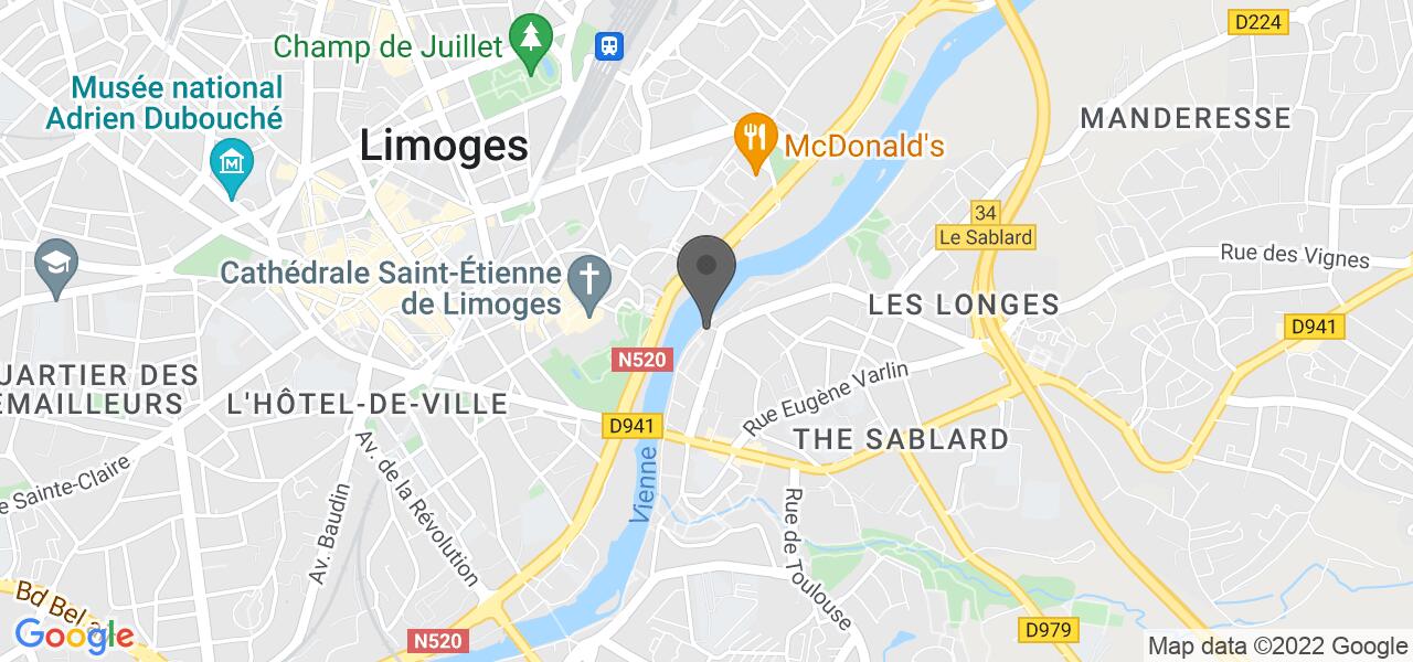 Plan d'accès — Le Pont Saint Etienne