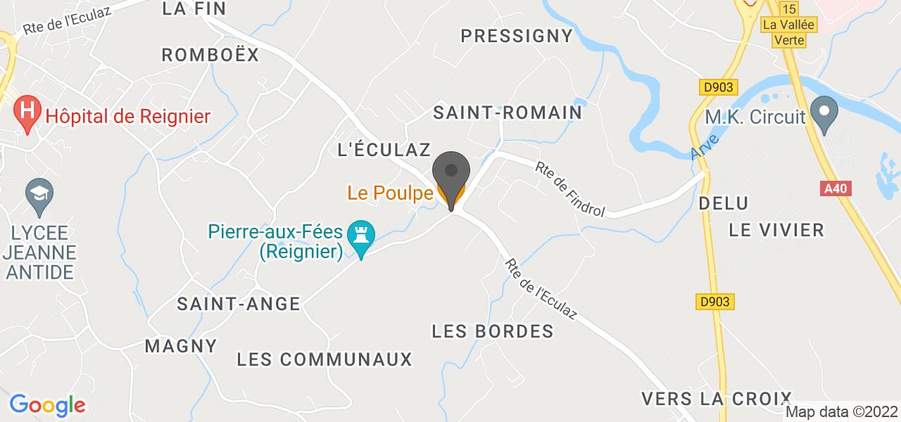 Anfahrtsplan — Le Poulpe