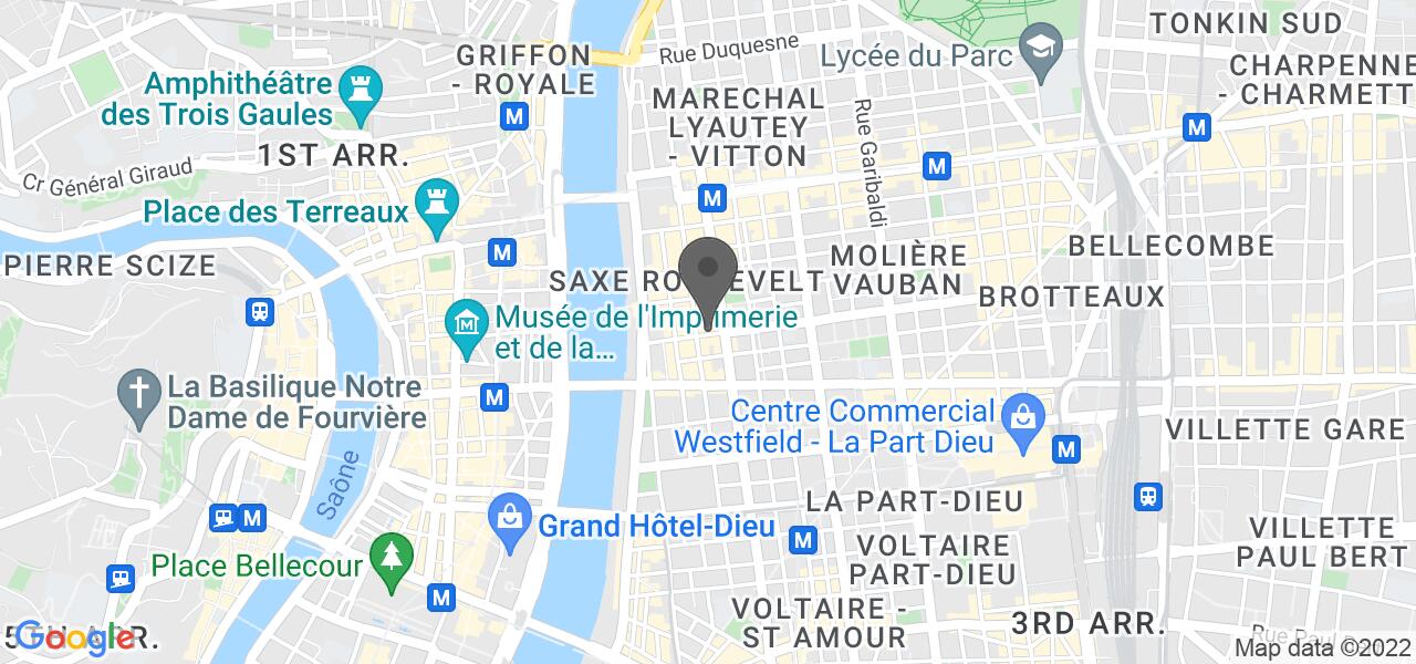 Plan d'accès — Sushi 6eme