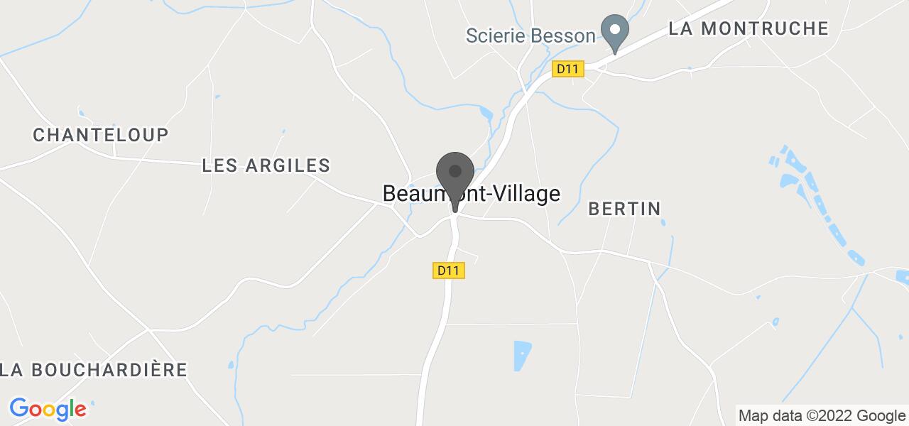Plan d'accès — La Table De Beaumont