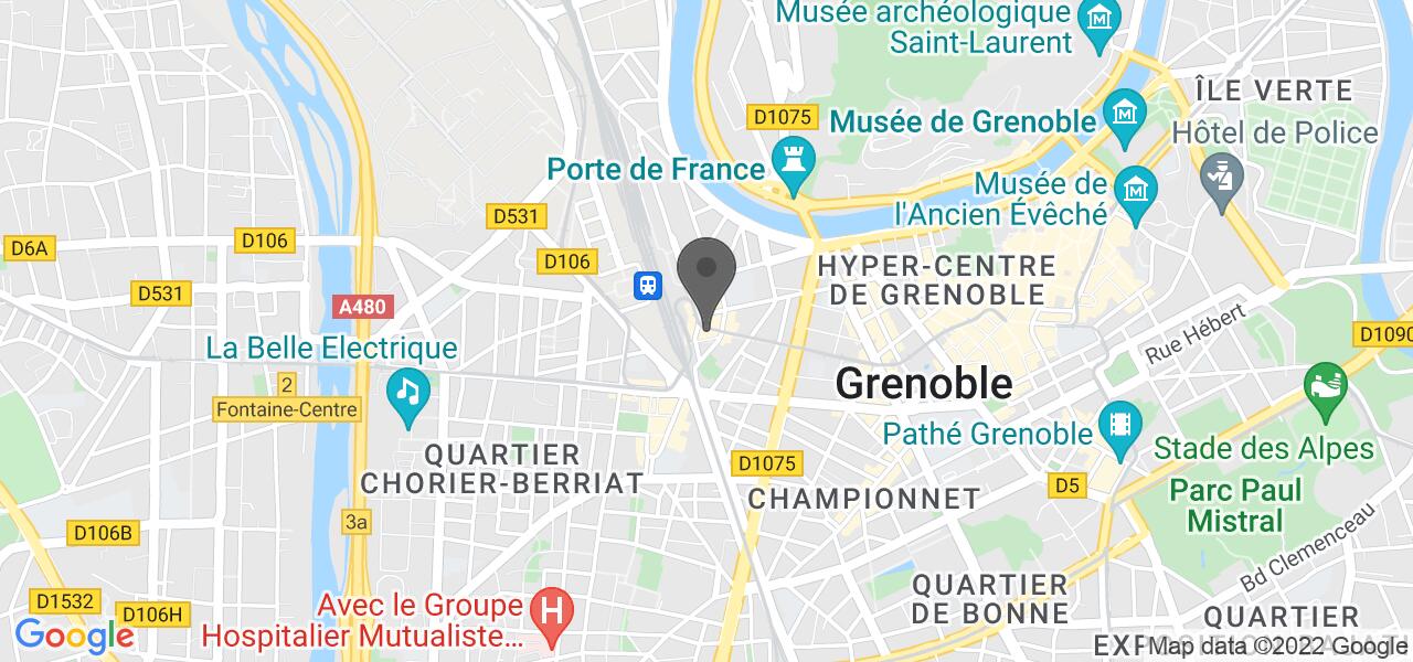 Plan d'accès — Le Casse Croute À Dédé - Gare