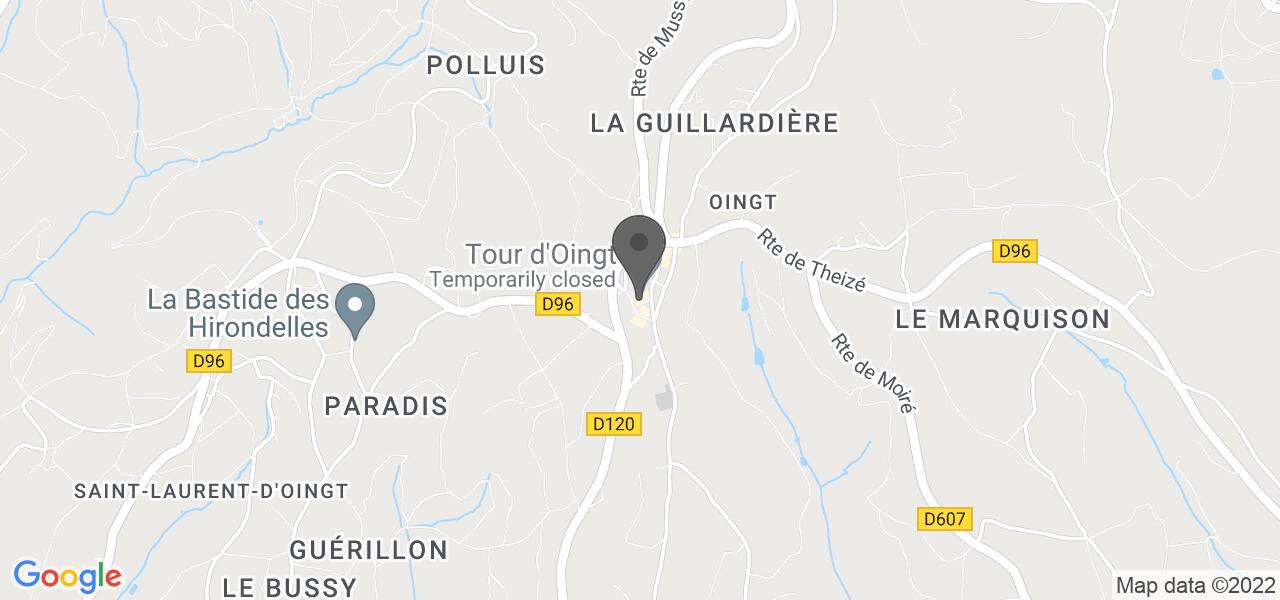 Plan d'accès — La table du donjon