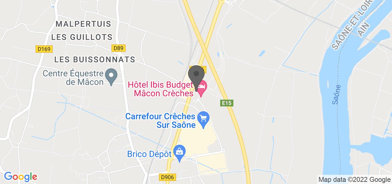 Plan d'accès — Buffalo Grill Mâcon-Sud Chaintré