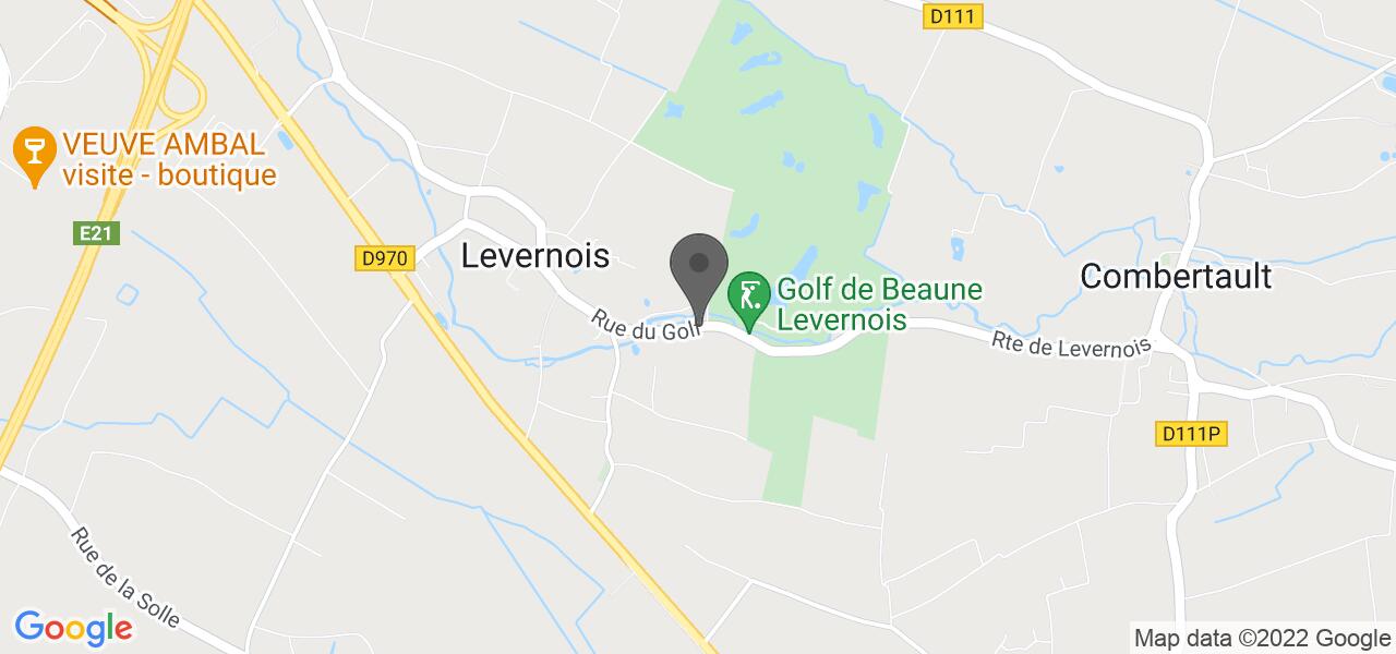 Схема проезда — HOSTELLERIE DE LEVERNOIS
