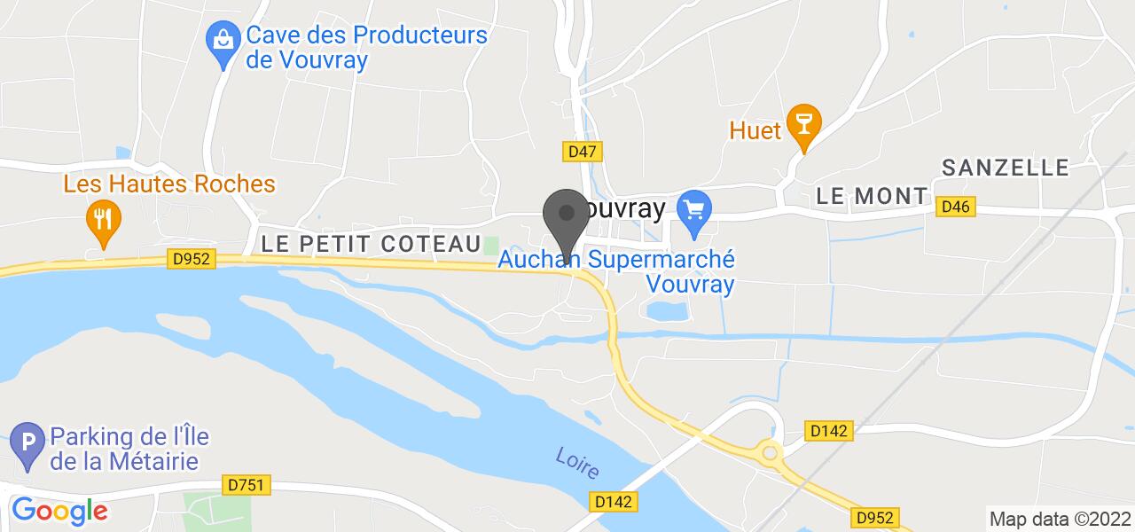Plan d'accès — La Scala Vouvray