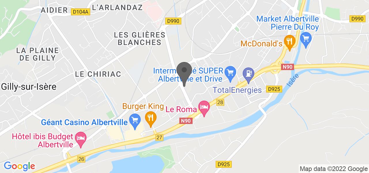 Access map — Le Grizzly