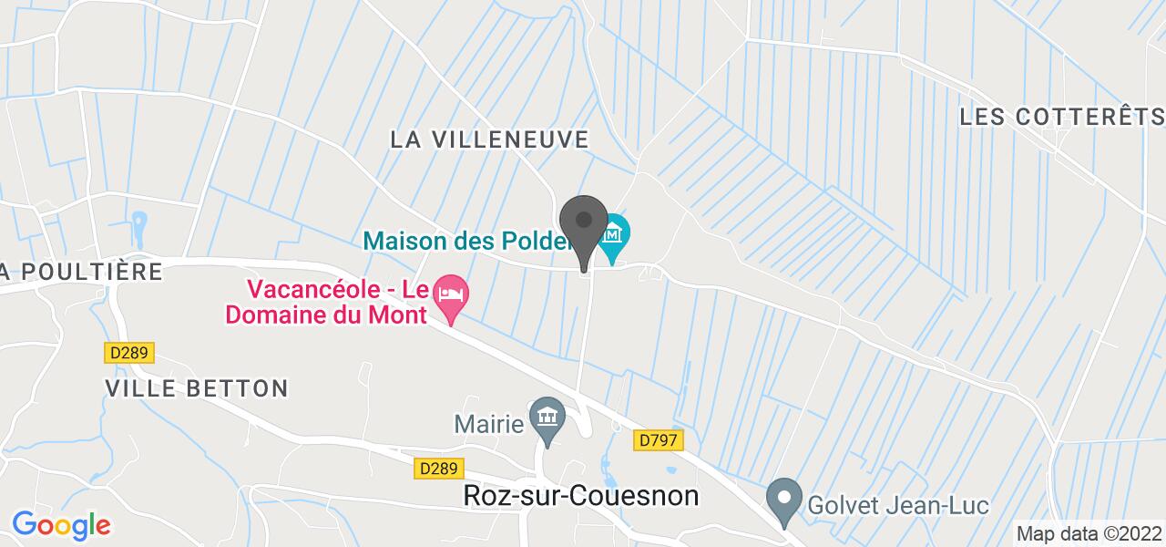 Mapa de acesso — Les Quatre Salines