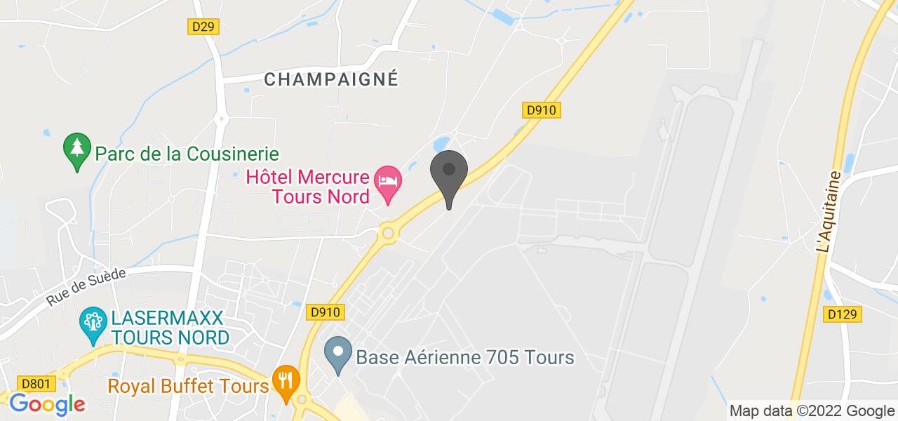 Mapa de acceso — L'arche de meslay