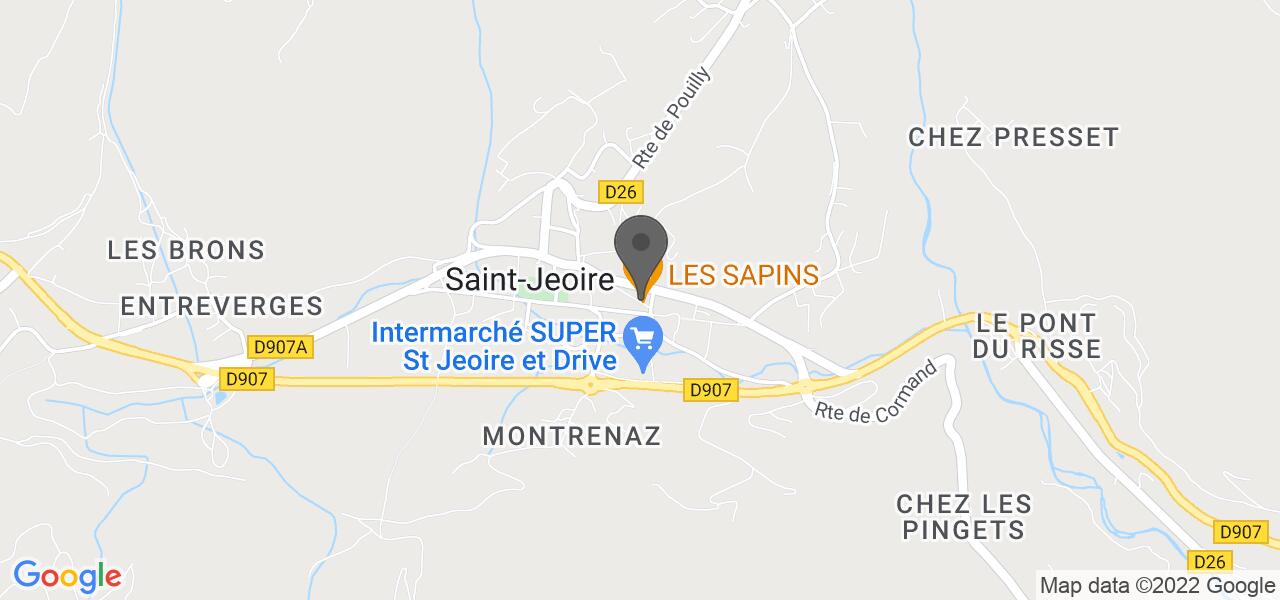 Plan d'accès — Les Sapins
