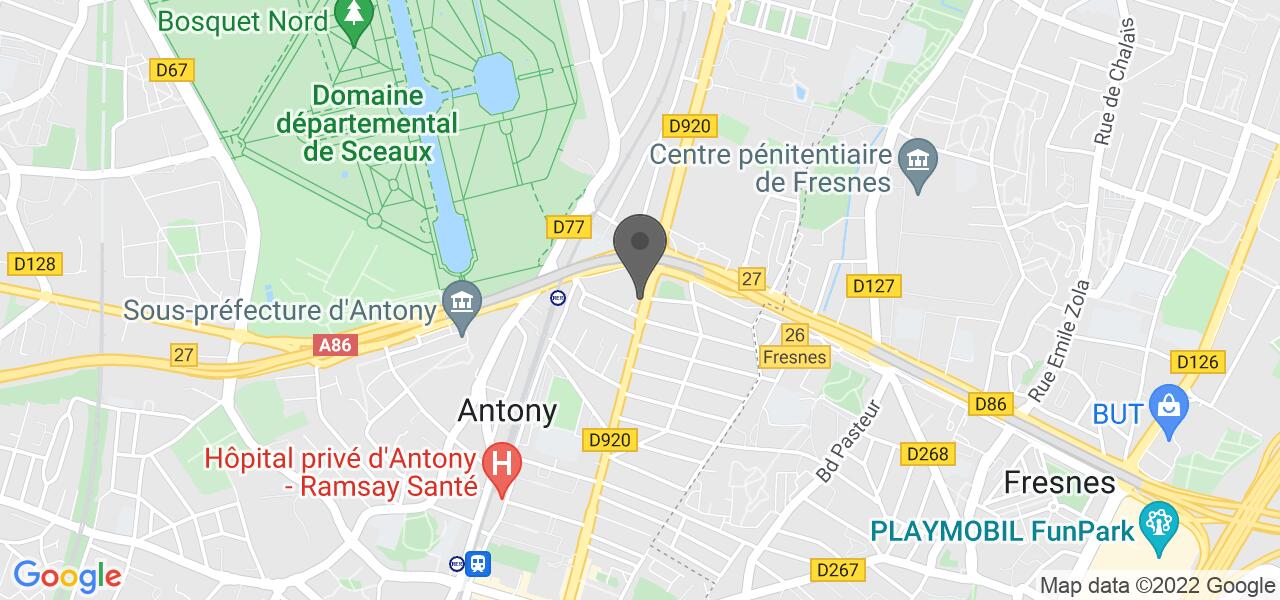Mappa di accesso — Le Berny