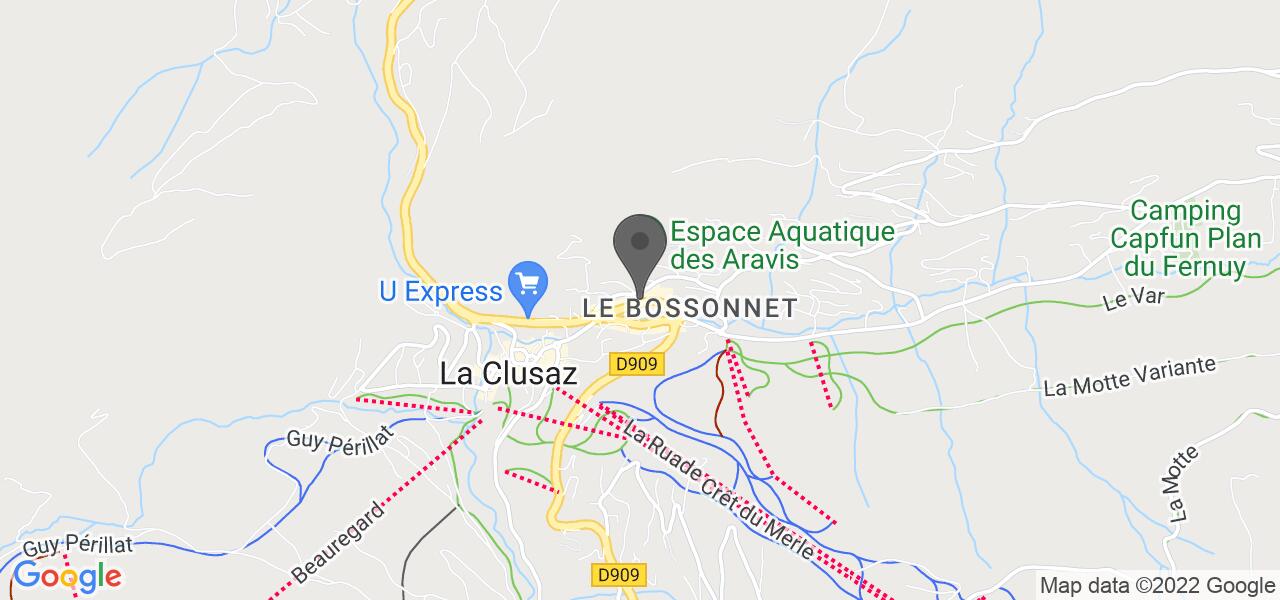 Mapa de acesso — La Cordée