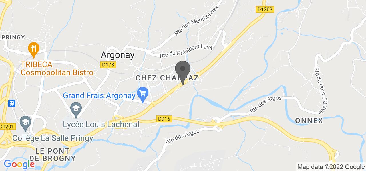 Plan d'accès — Les Agapes