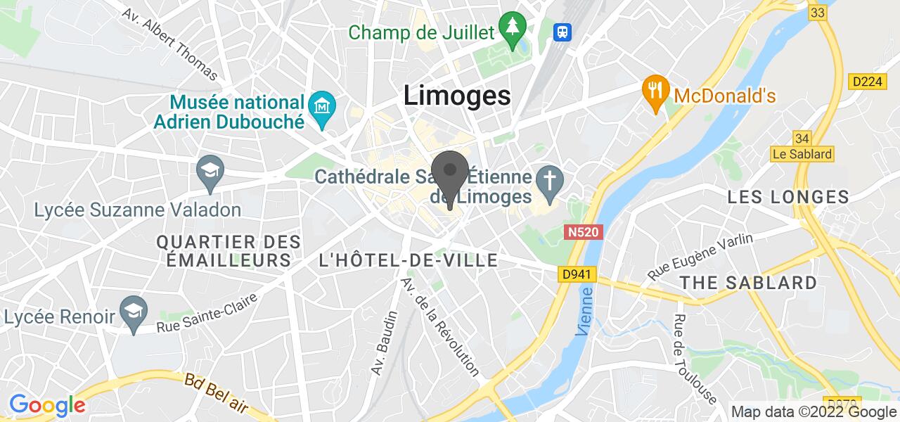 Plan d'accès — Ichiban Sushi Limoges