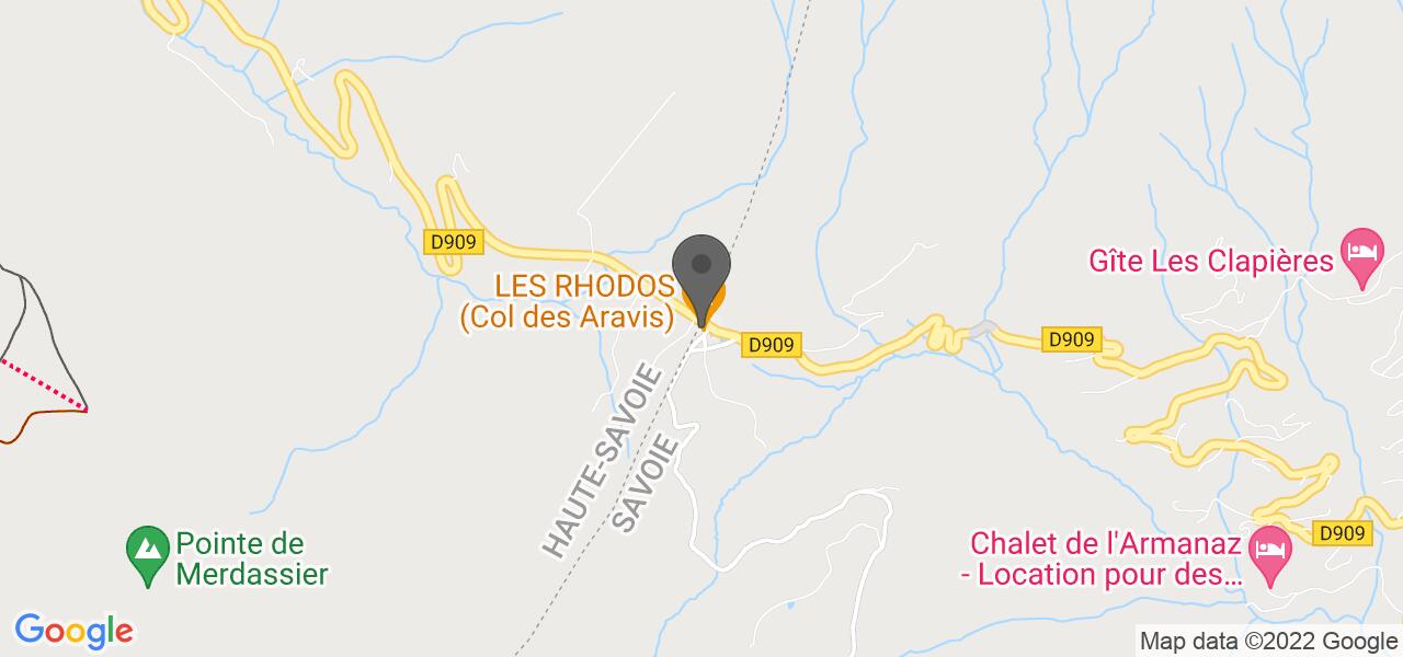 Anfahrtsplan — Les Rhodos