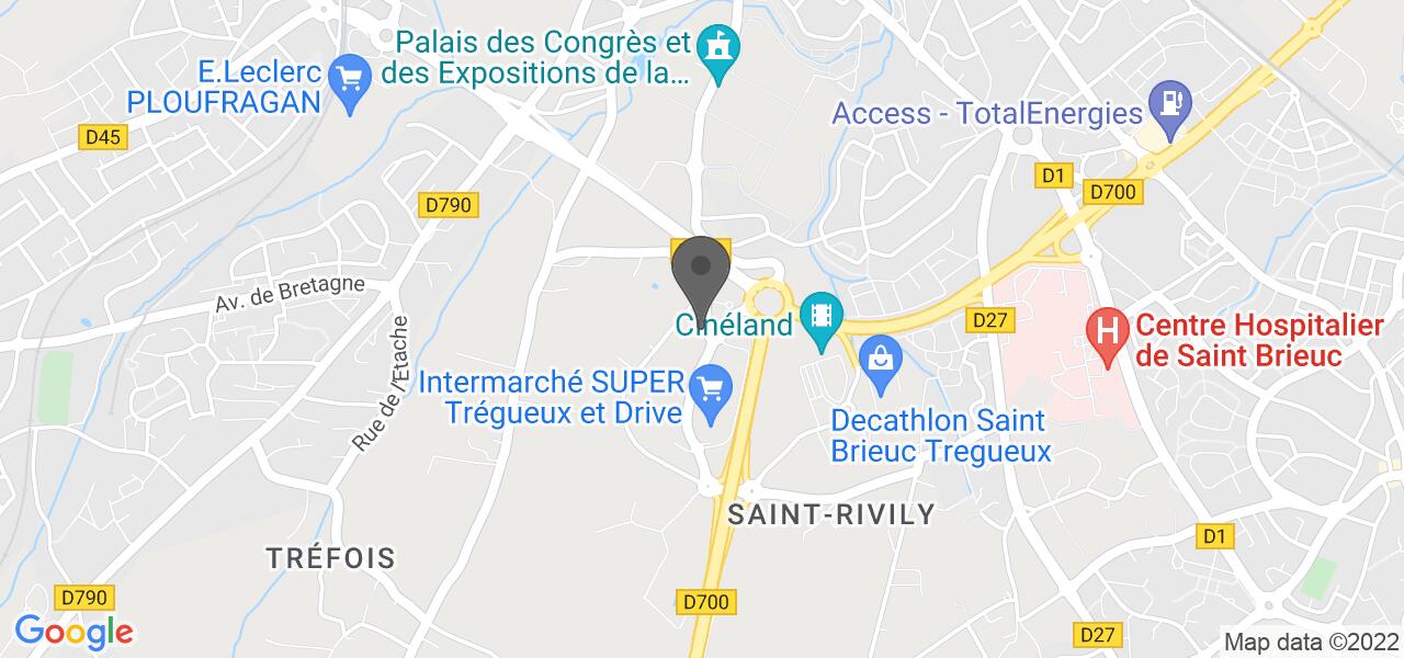 Plan d'accès — La Table de l'Eskemm