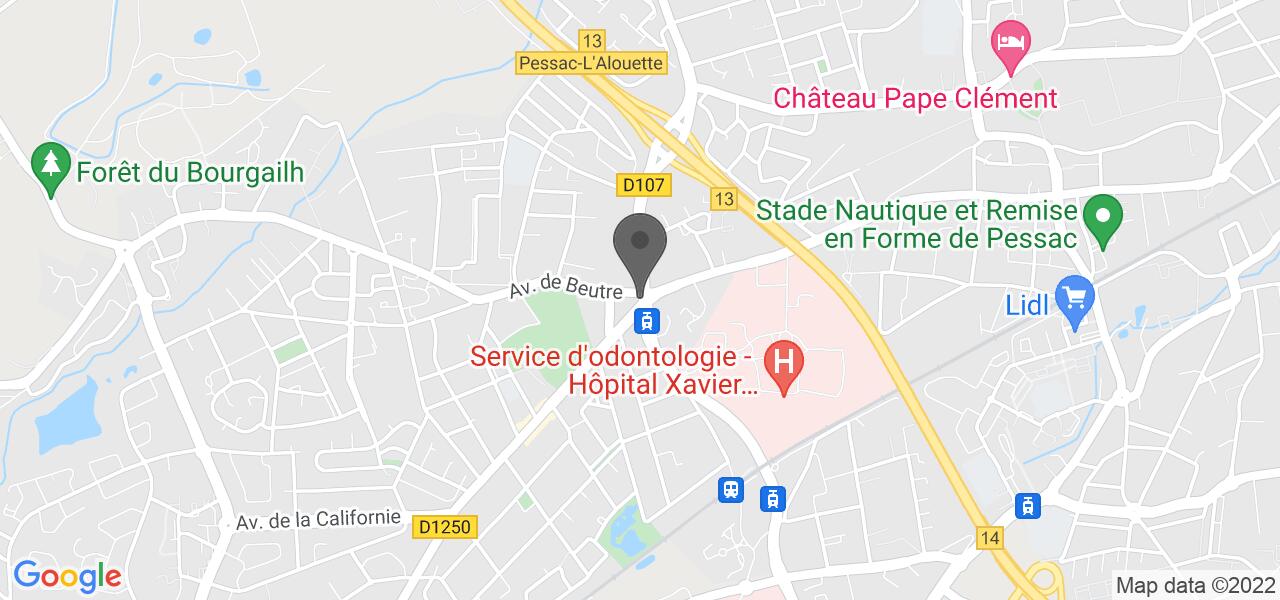 Mapa de acesso — Le Bistrot de l'Alouette
