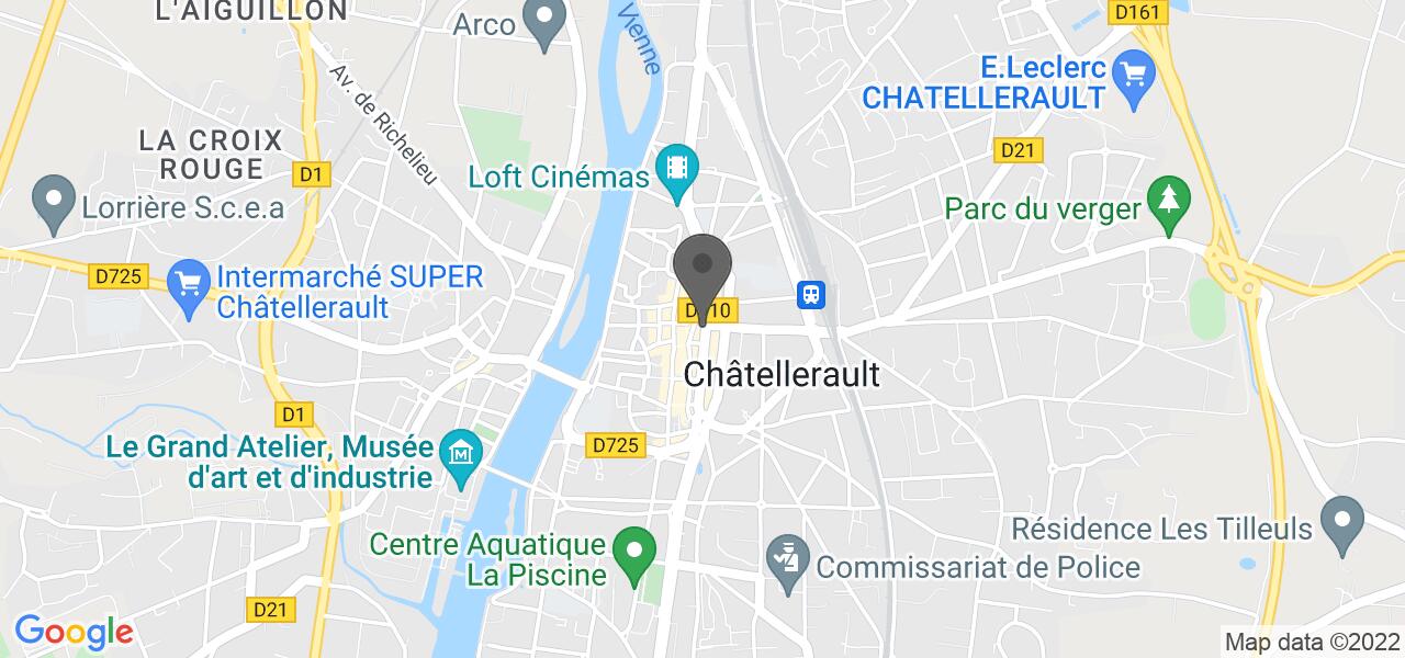 Plan d'accès — Brasserie de l'Hôtel de Ville