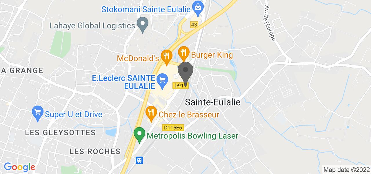 Plan d'accès — Léon de Bruxelles - Sainte Eulalie