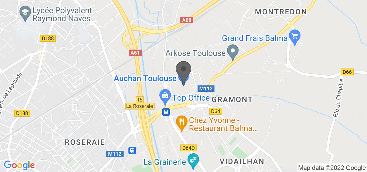Mappa di accesso — Bowling Gramont