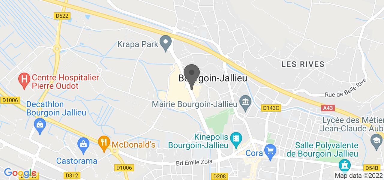 แผนที่การเดินทาง — Royal Bourgoin
