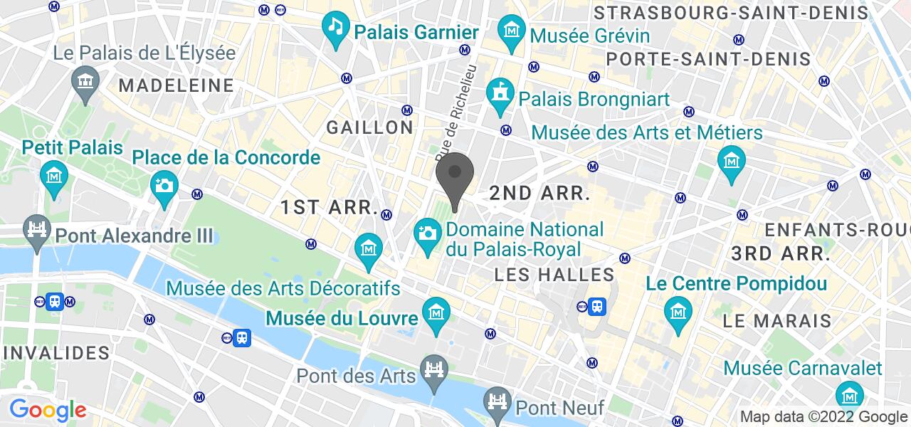Plan d'accès — Restaurant du Palais Royal