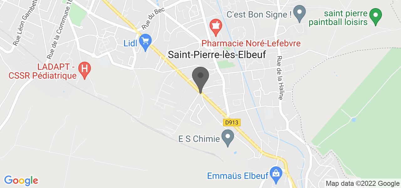 Routekaart — Auberge de la Gare
