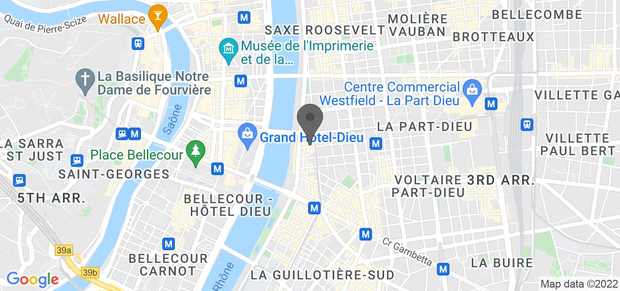Схема проезда — Le Bouchon des Berges