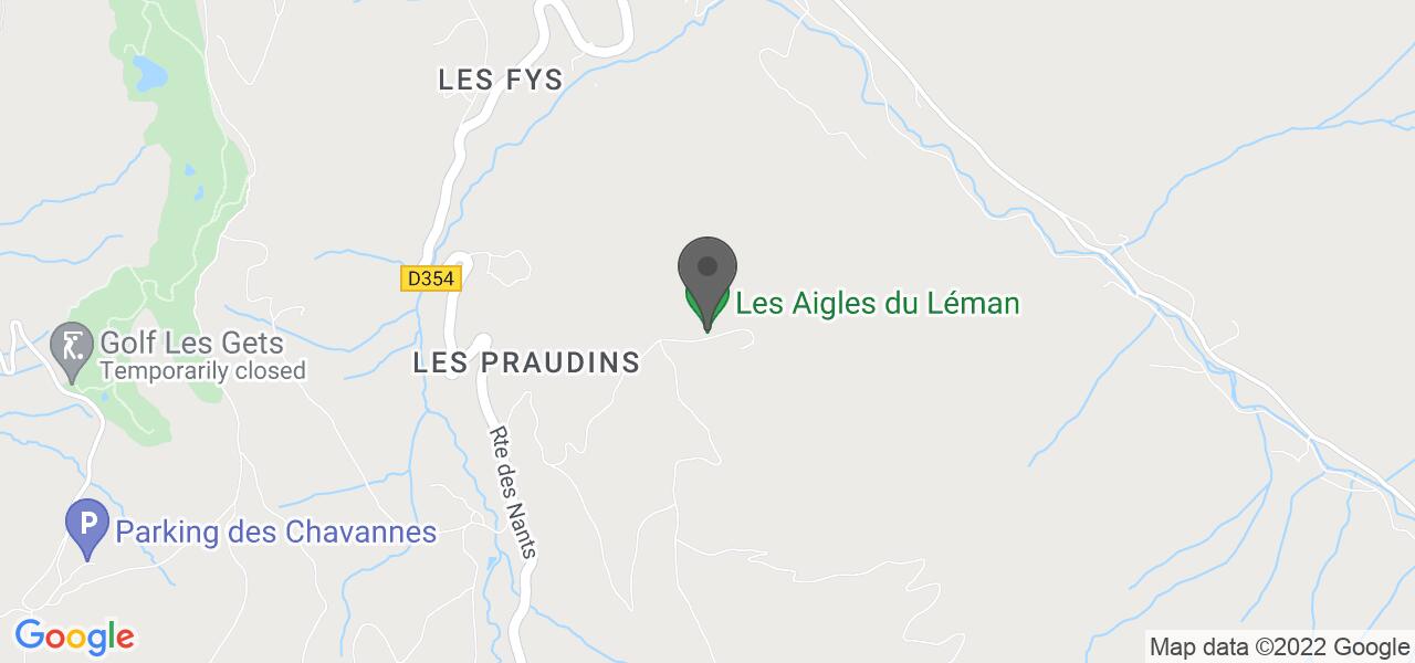 แผนที่การเดินทาง — La Pointe de Nyon