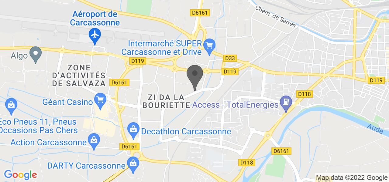 Mappa di accesso — L'Oliveraie