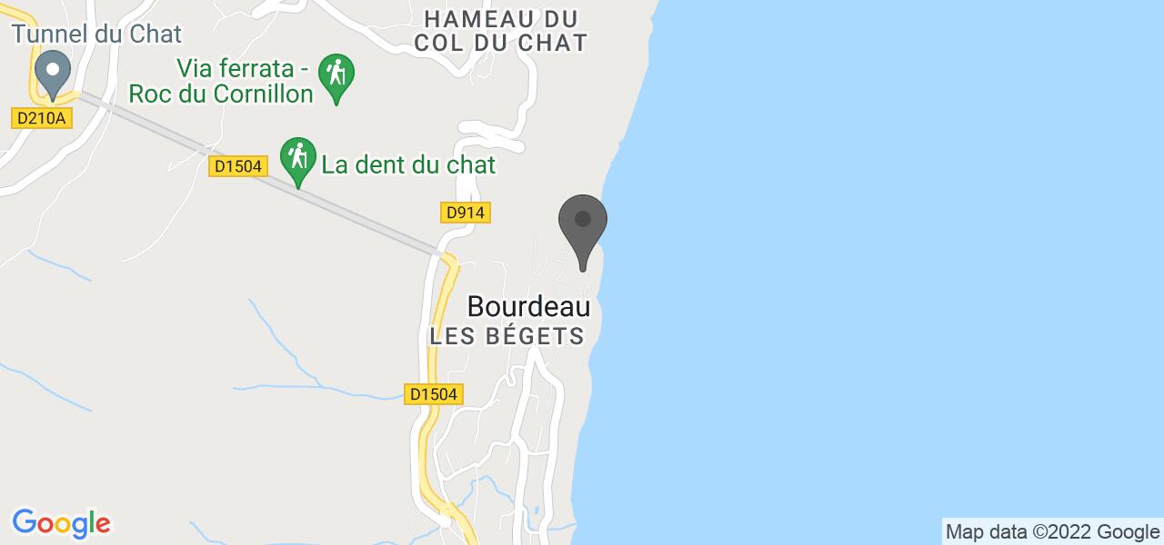Access map — Château de Bourdeau