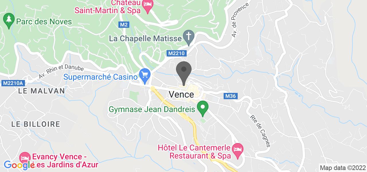 Plan d'accès — Côté Jardin