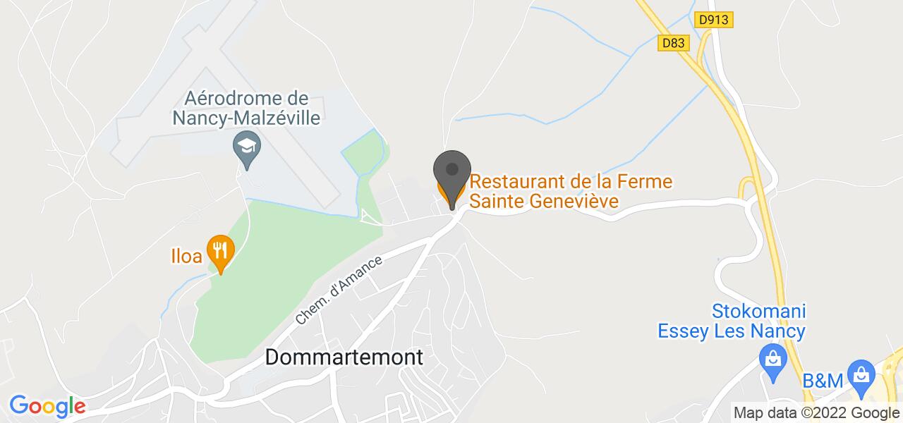 Plan d'accès — La ferme sainte genevieve