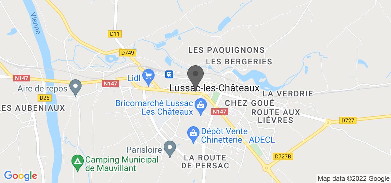 Plan d'accès — Les orangeries